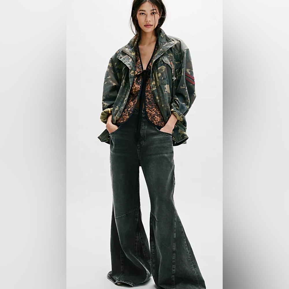 Free People We The Free Arya Camo Jacket - Picture 3 of 12